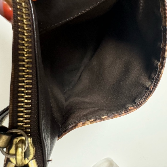 Coach Madison North/South Swing in Ocelot Print Fabric Crossbody Bag - Picture 14 of 14